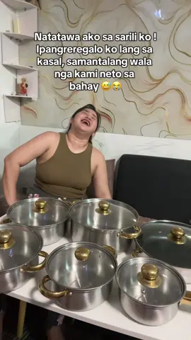 Yung pangarap ko mapupunta lang sa iba hahaah !! #cookwareset #potcookware #stainlesscookware #kitchenwareset #fyp 
