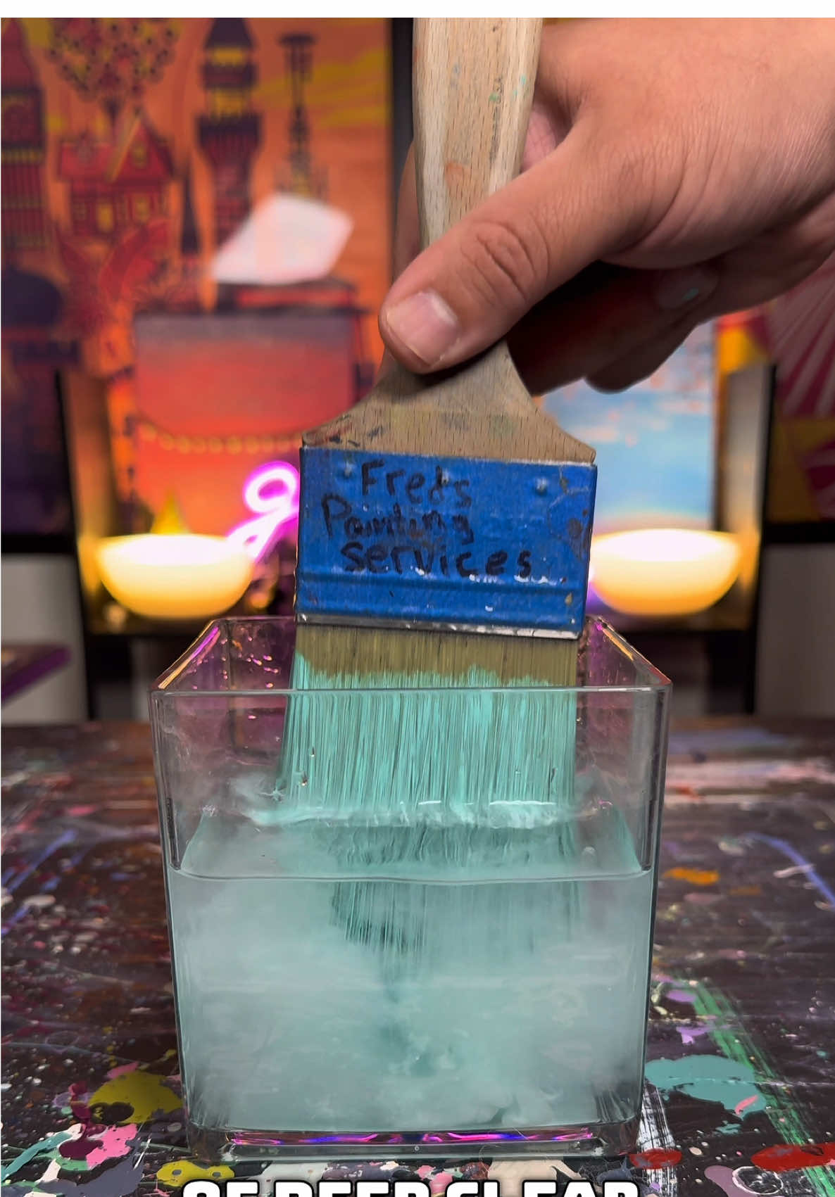 ASMR to calm you down 🧠  #asmr #asmrsounds #asmrvideo #paintbrushcleaner #fypシ゚viral 