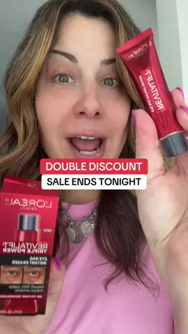 Bye eye bags, hello lifted look 💫 L’Oréal Paris Revitalift! #tiktokshopcreatorpicks #tiktokshopblackfriday #tiktokshopcybermonday #ttsbeautybesties #eyebags   *Final Price / Shipping / Coupons / Discounts may differ based on your TikTok account, available coupons, and current promotions. Always refer to product listing for up-to-date offers. 
