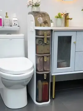 Narrow-slit storage cabinet #fyp #homefinds #homesweethome #tiktokmusthaves #homeimprovement 
