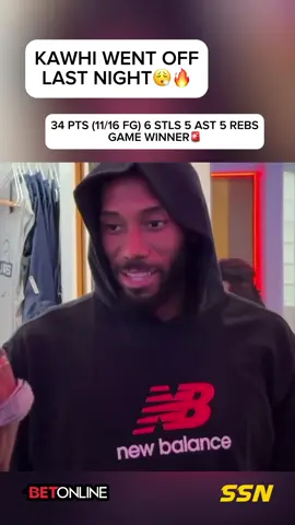 Kawhi Leonard Shows Why He Is Top 5 When Healthy😤🔥‼️  @BetOnline  #kawhileonard #losangelesclippers #NBA #famewinner #fyp 