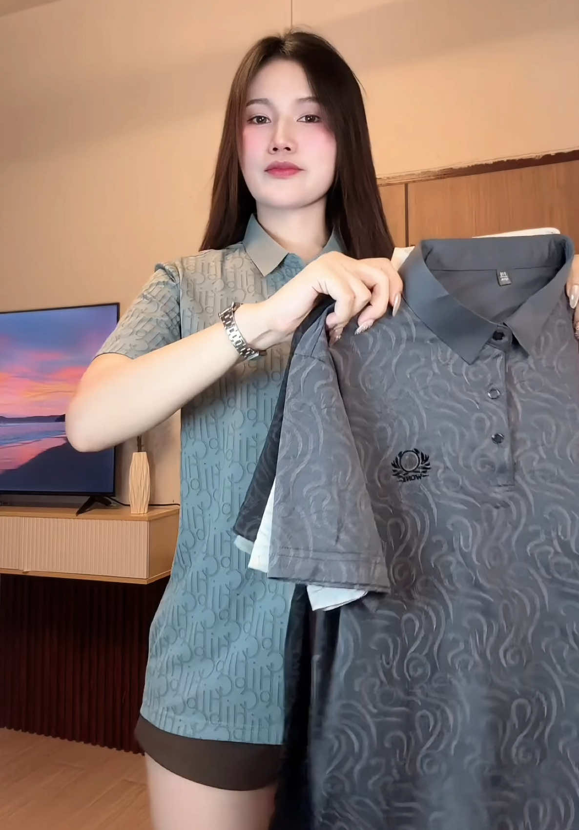 ตอบกลับ @ผมอุ้มอนุพลเด้อ ครบสีครบไซส์🤩🔥#เสื้อโปโลคอปก 