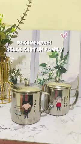 Gelas kartun Family buruan di co sekarang juga🛍️✨🔥‼️#promomakanharian #bakindo_hwl #premiumquality #tiktokshop #gelasstainless 