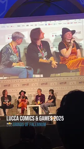Marisha is talking about finding inspiration and being inspired for creating unique characters.   @Marisha Ray641 and @MatthewMercerVO are currently at @LuccaComics&Games (Italy). Thanks so much to @Grinds_of_Falernum for the clips!!!  #criticalrole #keyleth #murray #beauregardlionett #laudna @Critical Role 