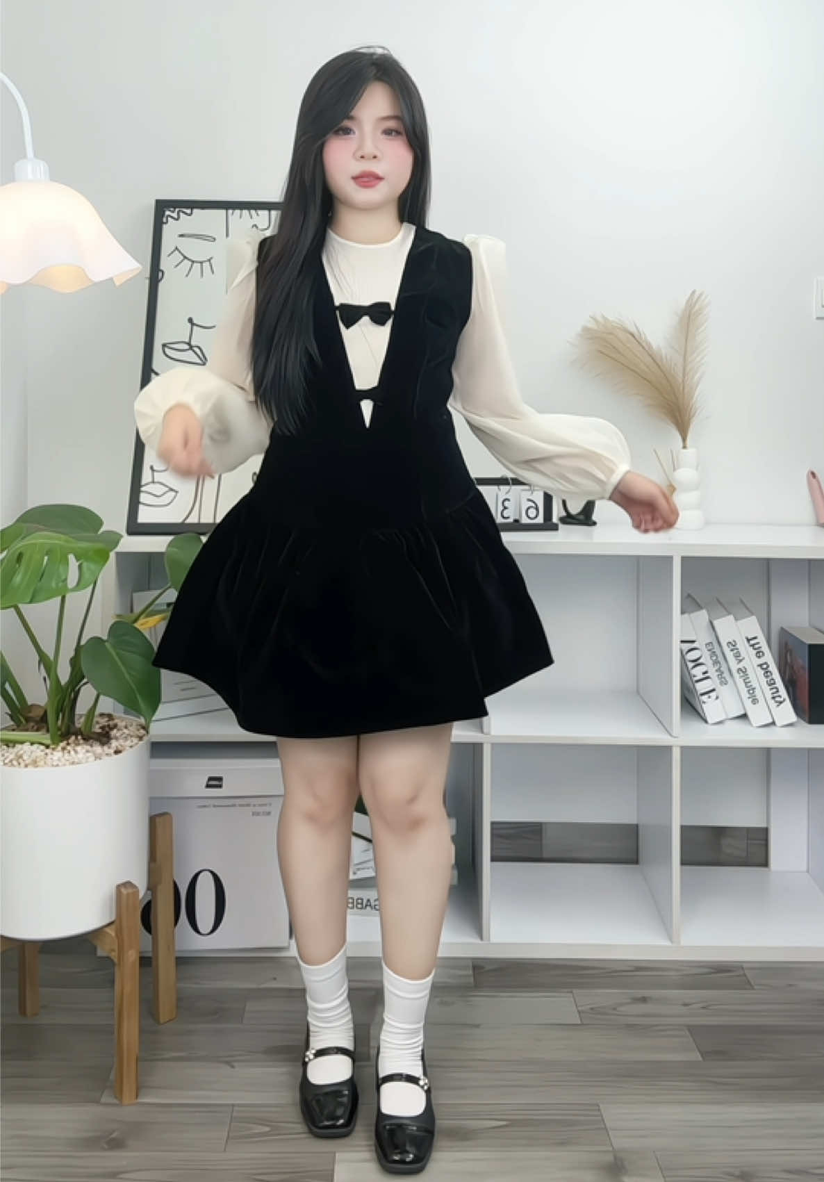 Ê mặc vào bị shock tr ơi. Đùi to dáng quả lê mặc thử váy này 1 lần thoii. Khong nghĩ nó đẹp v huhu 🤭🤭 #thoitrangnu #bigsize #váy #outfit #review 