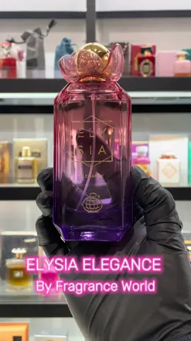 Aromas Of Arabia presents the new Elysia Elegance by Fragrance World, what a beauty!! @Fragrance World #dubaifragrance #musthaves #fyp #inspiredbyperfume #fragranceworld 