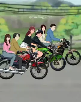 Lanang Yo ngebul no🔥❤️‍🔥#2stroke #dhotdesign 