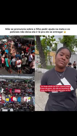 EITAA ! Mãe se pronuncia sobre o filho pedir ajuda na mata e os policiais não deixa ela ir lá pra ele se entregar Vivo 😳 Oque acharam ?🗣️#LIVEIncentiveProgram #LIVEStory #PaidPartnership #maeefilho #conplexodapenha 