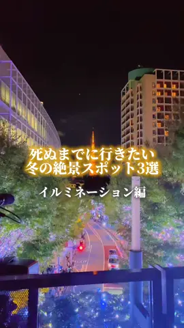 死ぬまでに行きたい冬の絶景スポット3選【イルミネーション編】 #イルミネーション #イルミネーションデート #デートスポット #東京 #絶景 