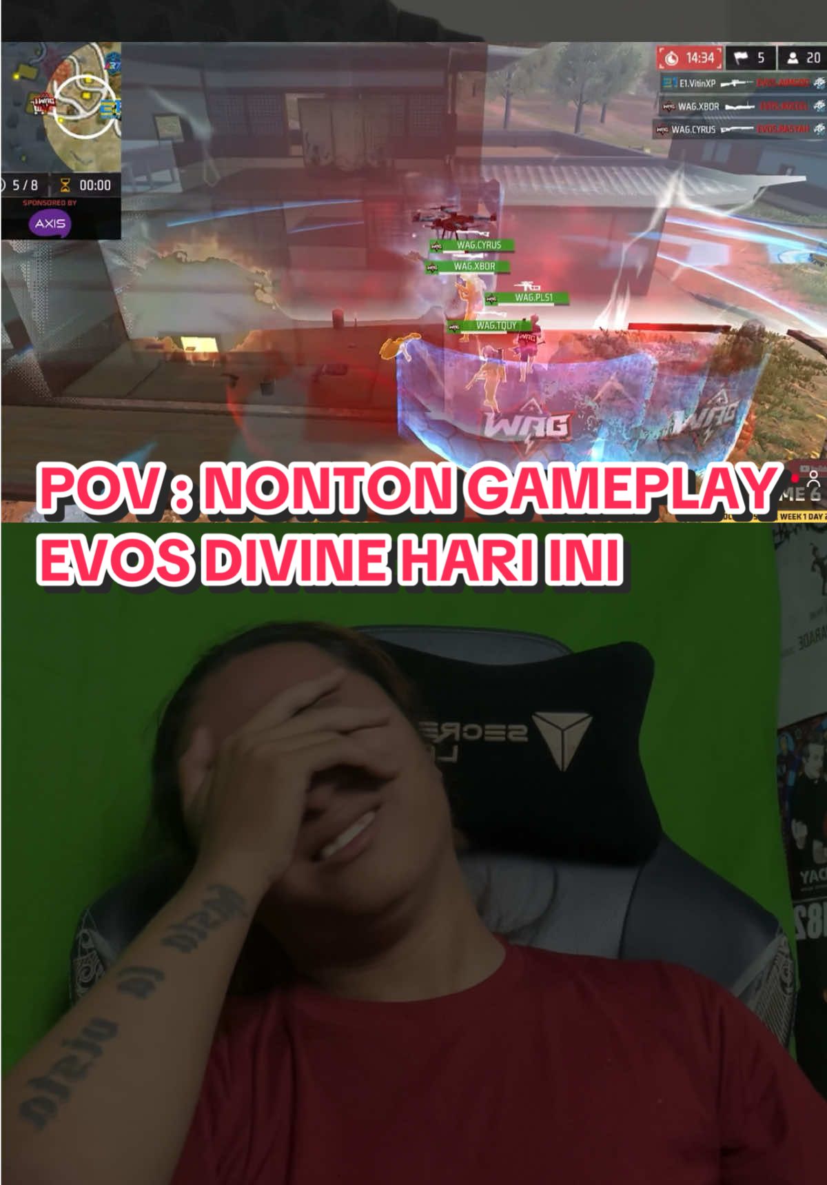 BIASAKAN TONTON EVOS SAMPAI SELESAI!🫵🏻😭 #epep #freefire #ffws #2025 #evosesports @Free Fire Esports Indonesia 