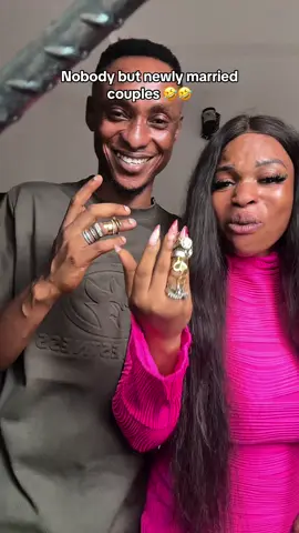 Nobody but newly married couples 🤣🤣#husbandwifecomedy #marriagecomedy #faithrine 