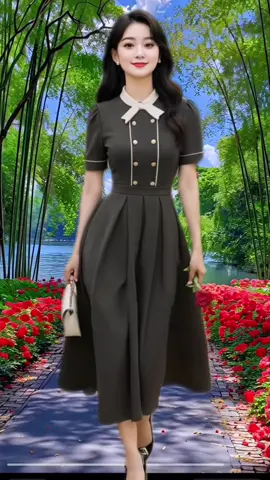 SOLEIL - Váy Đầm Nữ LAKI Dáng dài cổ thắt nơ đi chơi dự tiền sang chảnh #outfit #vayxinh #vaydutiecdep #vaydichoi #thoitrang 