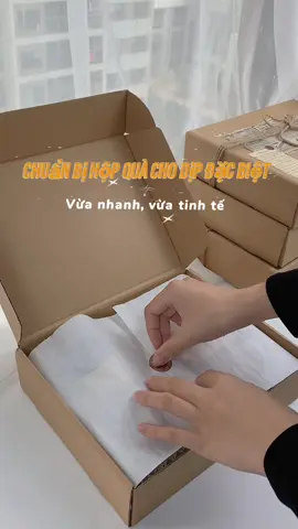 Chuẩn bị hộp quà cho dịp đặc biệt #happybirds #hopqua #hopquavintage #vintage #LearnOnTikTok 