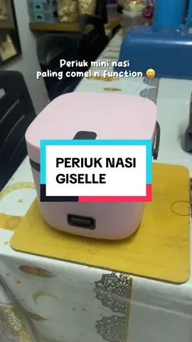 Masak nasi cepat & sekata!🍚 Periuk nasi Giselle ni comel, jimat elektrik & sesuai untuk keluarga kecil✨ #periuknasi #giselle #alatdapur #racuntiktok #fyp 