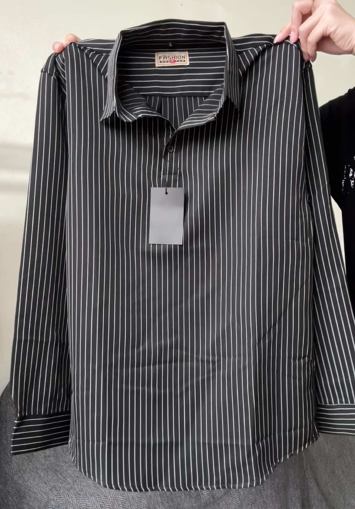 Áo sơ mi kẻ tay dài #review #macdepmoingay #xh 