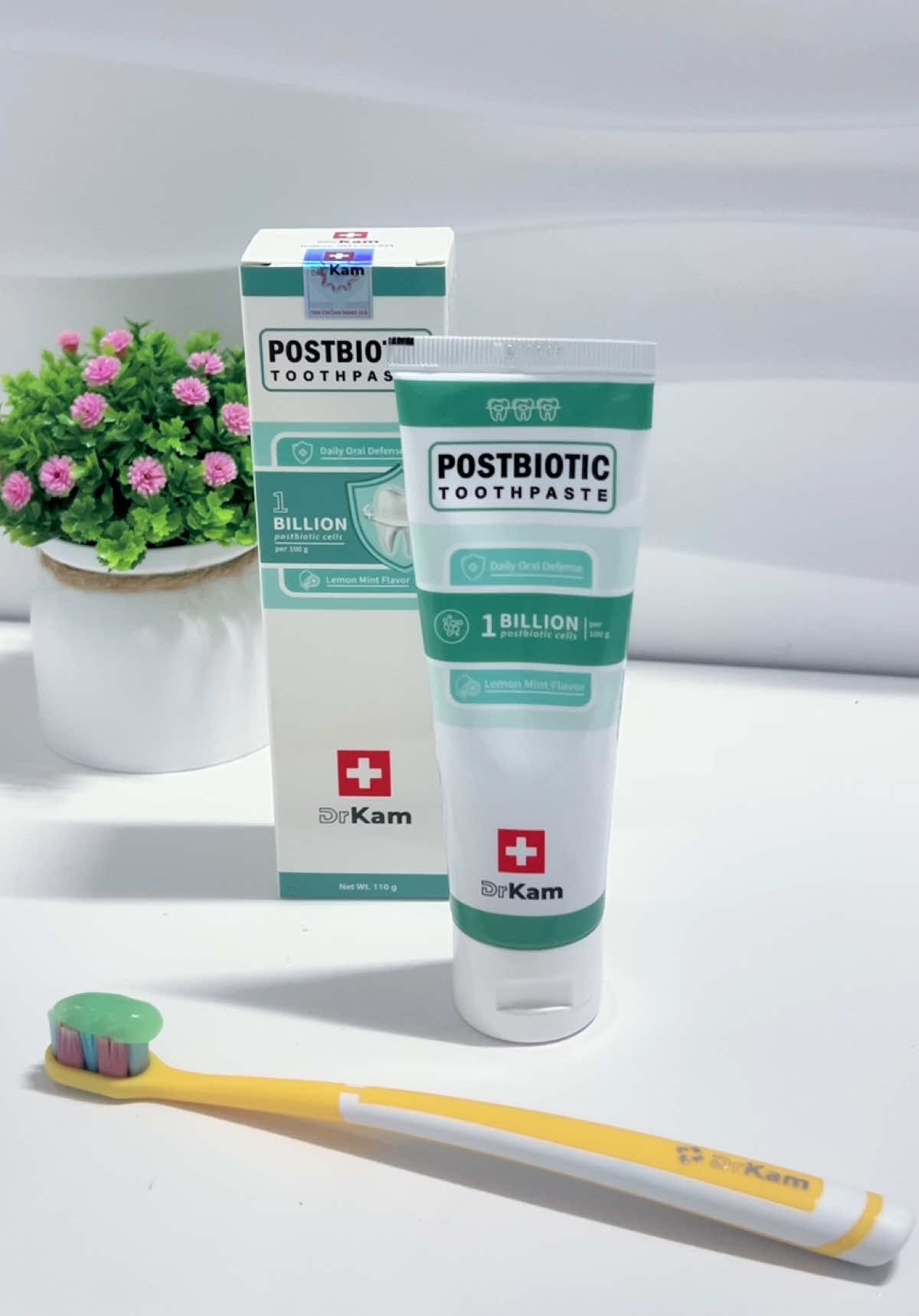 Kem đánh răng DrKam bổ sung 1 tỷ lợi khuẩn an toàn cho răng nhạy cảm👍#DrKam #kemdanhrangsinhhoc #kemdanhrang #trangrang #xuhuong 