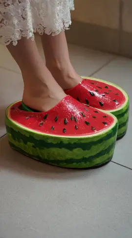 Which fruit would you wear: pineapple, strawberry, or watermelon? ✅ fruit inspired fashion, realistic fruit shoes, creative footwear design, summer style aesthetic, artistic shoe collection, pineapple high heels, watermelon platform slippers, strawberry fashion shoes, quirky statement footwear, bold trendsetter style