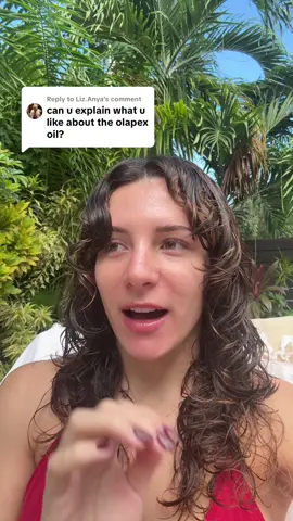 Replying to @Liz.Anya why I love the @Olaplex hair oil!! Yes it’s become trendy with the influencers rn but this one actually is really really good 🫶🏼 