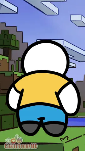 the ONLY TWO minecraft experiences... . . #funny #Minecraft #fyp #cartoon #circletoonshd 