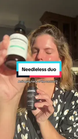 If you want your skin to look incredible, but you’re not ready for injections yet this is the duo you’re gonna wanna get!  @DRMTLGY #skincareover30 #aginggracefully #tiktokshopblackfriday #tiktokshopcybermonday #holidaygiftguide 