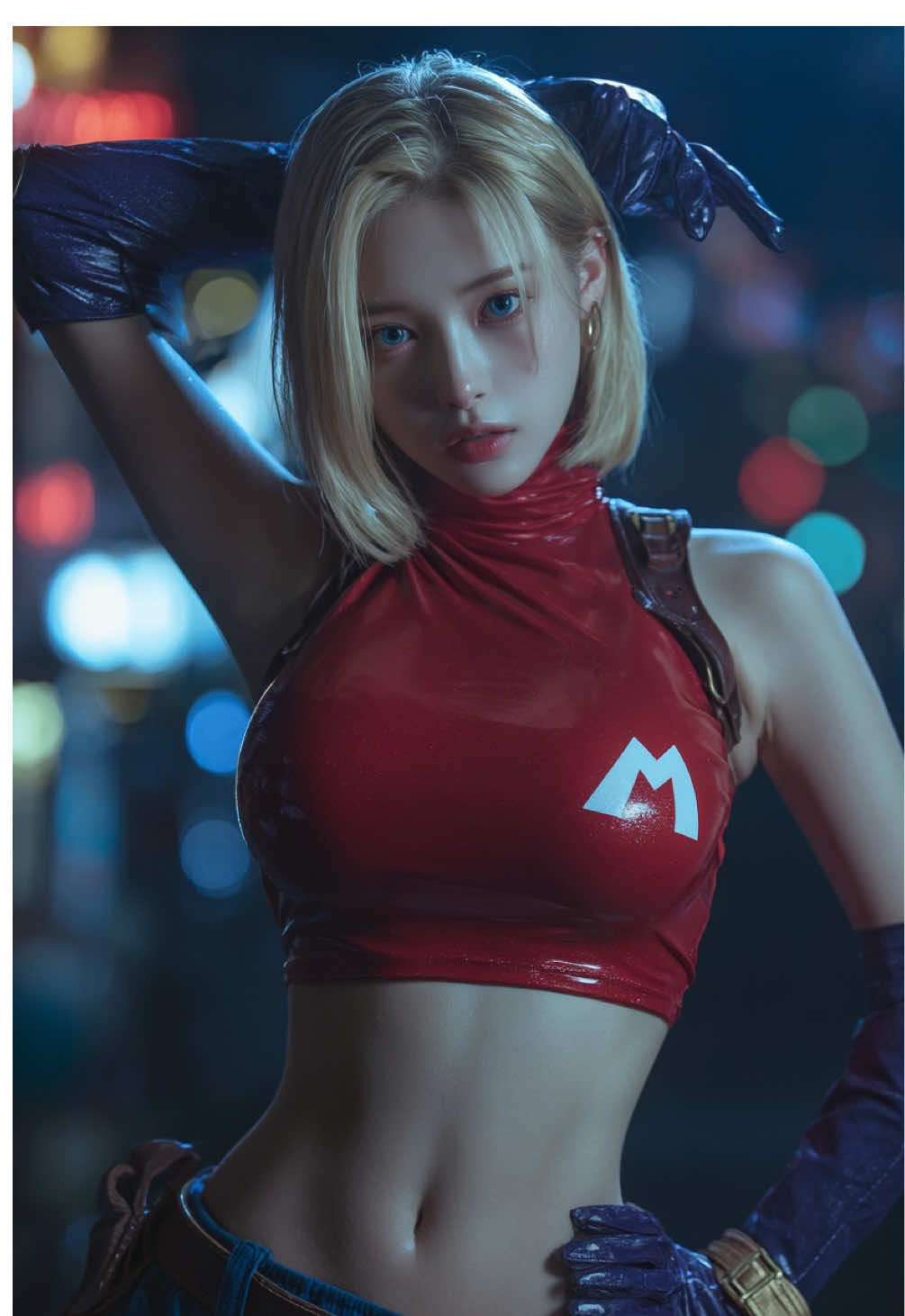 “킹오브파이터 마리 등장💥 이번엔 춤으로 KO🔥 #마리댄스 #킹오브파이터 #코스프레댄스” When KOF Mary hits the dance floor💃 파이터의 춤선은 다르다✨ The queen of rhythm, ready to fight & dance! #BlueMary #KOF     