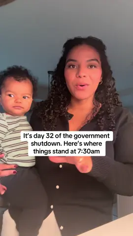 Day 32 of the government shutdown shutdown. Morning update☀️