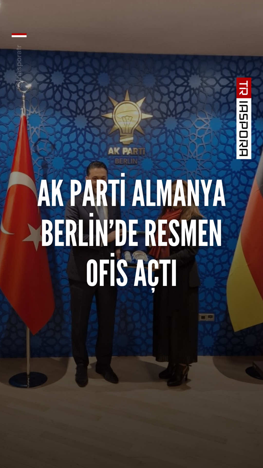 AK Parti resmen Almanya Berlin’de ofis açtı 🇹🇷🇩🇪 #almanya #erdoğan #berlin #akparti #türkiye 