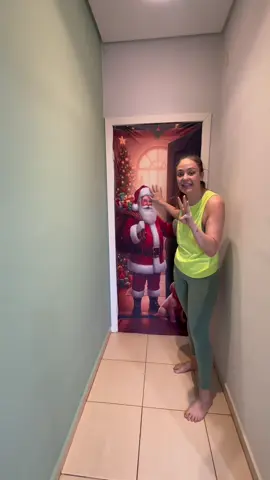 Compre sua capa de porta menos de 50,00 #review #decoracaodenatal #capaportanatalina 