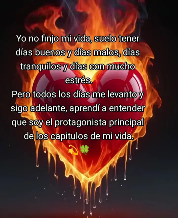 Solo tú sabes cómo llevar tu vida el día a día, no permitas que otros lo hagan por ti #consejito 💫🍀