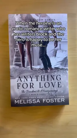 It’s Author Appreciation Day so I wanted to share my books that have heroes/heroines who are authors! In ANYTHING FOR LOVE Charlotte’s an erotic romance writer who has lost her muse. Beau’s a reclusive renovations expert, and her newest inspiration. Both have suffered tremendous losses. They haven’t healed on their own, but together maybe anything is possible. 🫶🏻📖 Get your copy of ANYTHING FOR LOVE today! 😁