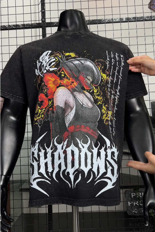 Reze Chainsaw Man Anime Double Printed Vintage Washed Tee Unisex Oversize Anime Manga Washed Heavyweight Cotton T-shirt#csm #reze #denji #chainsawman 