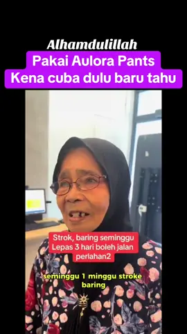 Alhamdulillah syukur cuba lah #aulorapants 