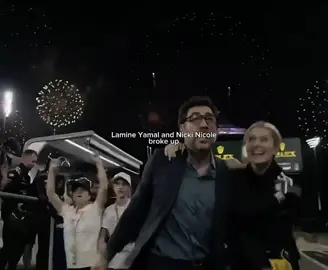 Yamal and Nicki Nicole broke up🥳 #lamineyamal #nickinicole #barcelona #fyp #brokeup 
