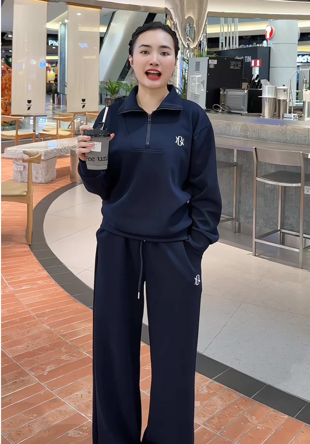 Bộ nỉ dáng suông 