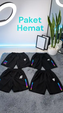 Paket Hemat Celana Pendek Parasut saku resleting#foryou #fyp 