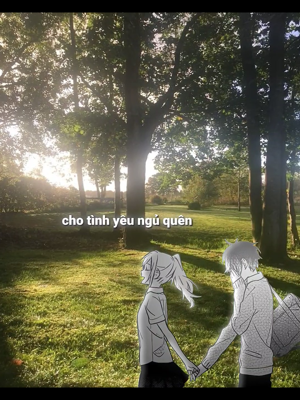 | tình yêu ngủ quên | #gfx #gfxanime #lyrics #animechill #hngbao 