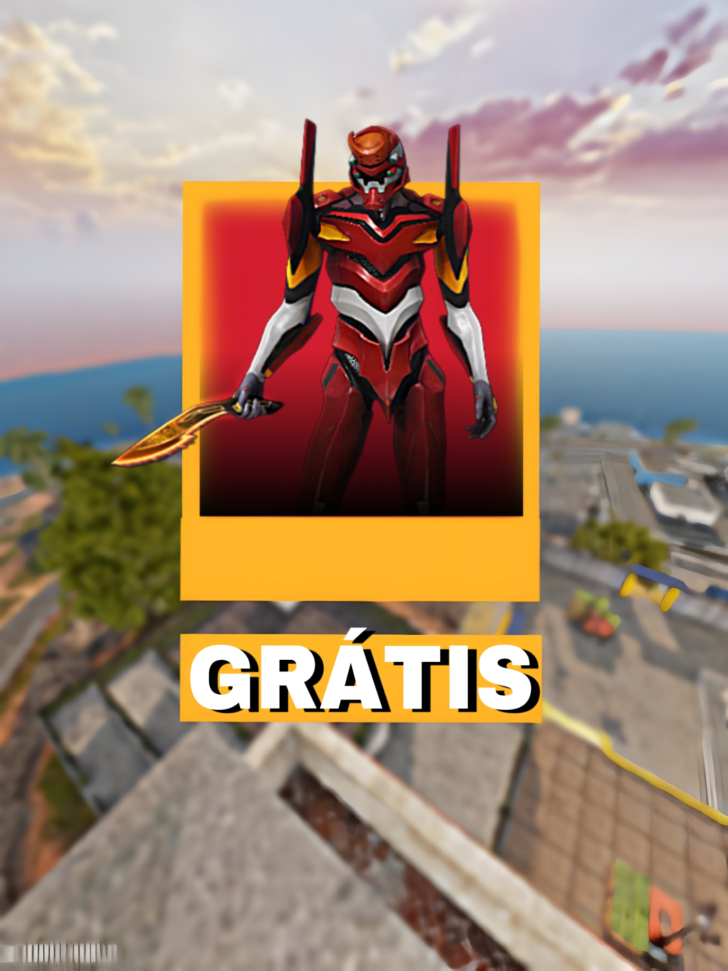 COMO PEGAR A NOVA SKIN GRÁTIS? #bloodstrike #game #novidades #evangelion