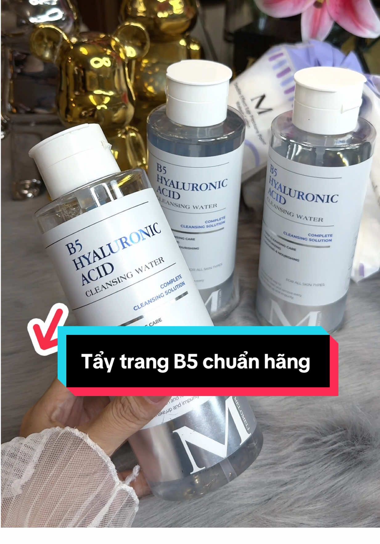 Nước tẩy trang B5 Hàn Quốc chuẩn hãng #Phạmminhthu888 #minhthu #minhthureview #mẹbốibốinè 