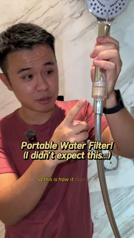 And this was only 6 days!! Really can tell how much cleaner the water can be 😂 #waterfilter #filter #showerhead #travelessentials #createtowin 