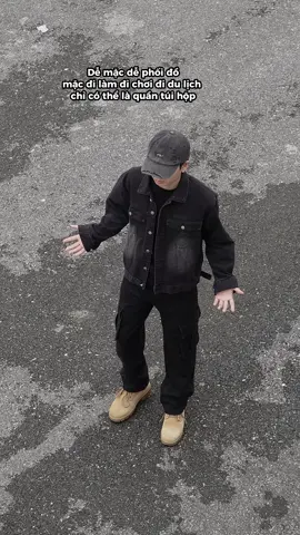 Ae thẩm con Quần Jean Túi Hộp Basic dễ mặc dễ phối đồ lắm #xuhuong #thoitrangnam #douyin #trending 