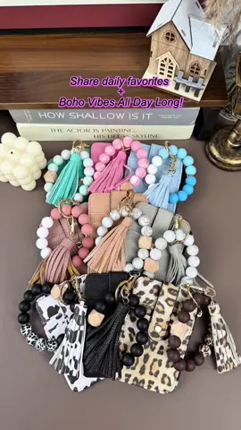 Embrace boho chic with this beautiful beaded and tassel keychain! 🌟 #Christmas  #Christmas2025 #BohoChic  #BeadedKeychain  #TasselKeychain                                        