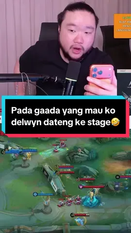 Pada gaada yang mau ko delwyn dateng ke stage🤣#MLBB #MLBB9TH #kodelwyn #alterego #fyp 