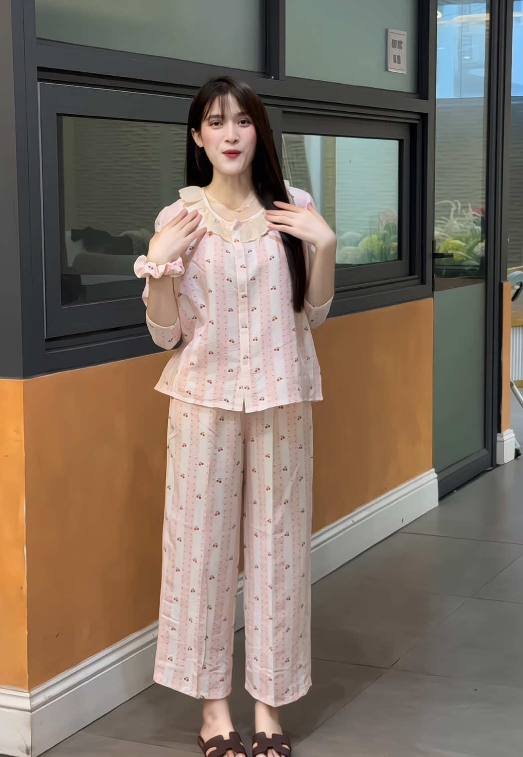 Bộ mặc nhà#bomacnha #bongu #tinhxinhclothing 