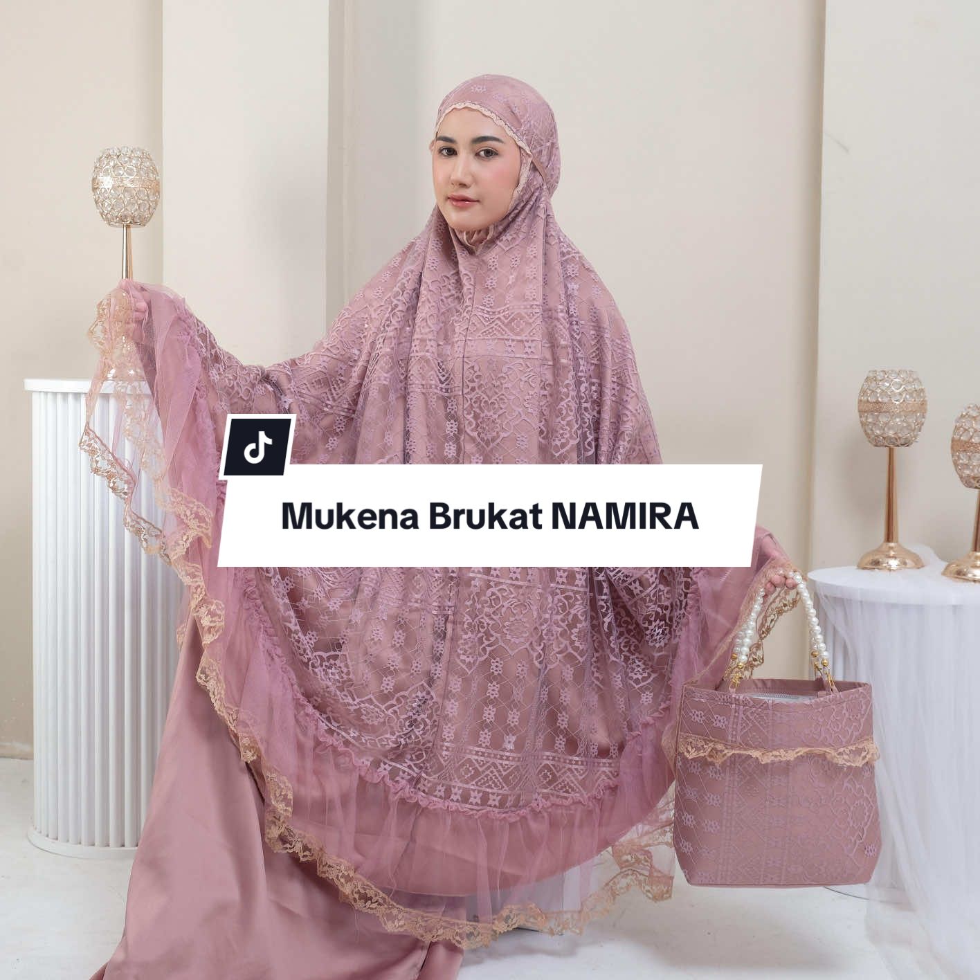 Mukena Brukat Namira ter best seller 🥰😍 #mukenabrukat#mukenamewah#mukenamahar#mukenatasikmalaya #mukenaterbaru2025#mukenahariraya 