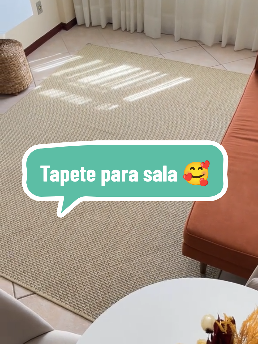 L1nk na Bio... Achei na Shopee esse tapete de ótima qualidade e com bom preço... Aproveite a promoção tem cupom... #acheinashopee #shopee #tapete #sala #organizacao 