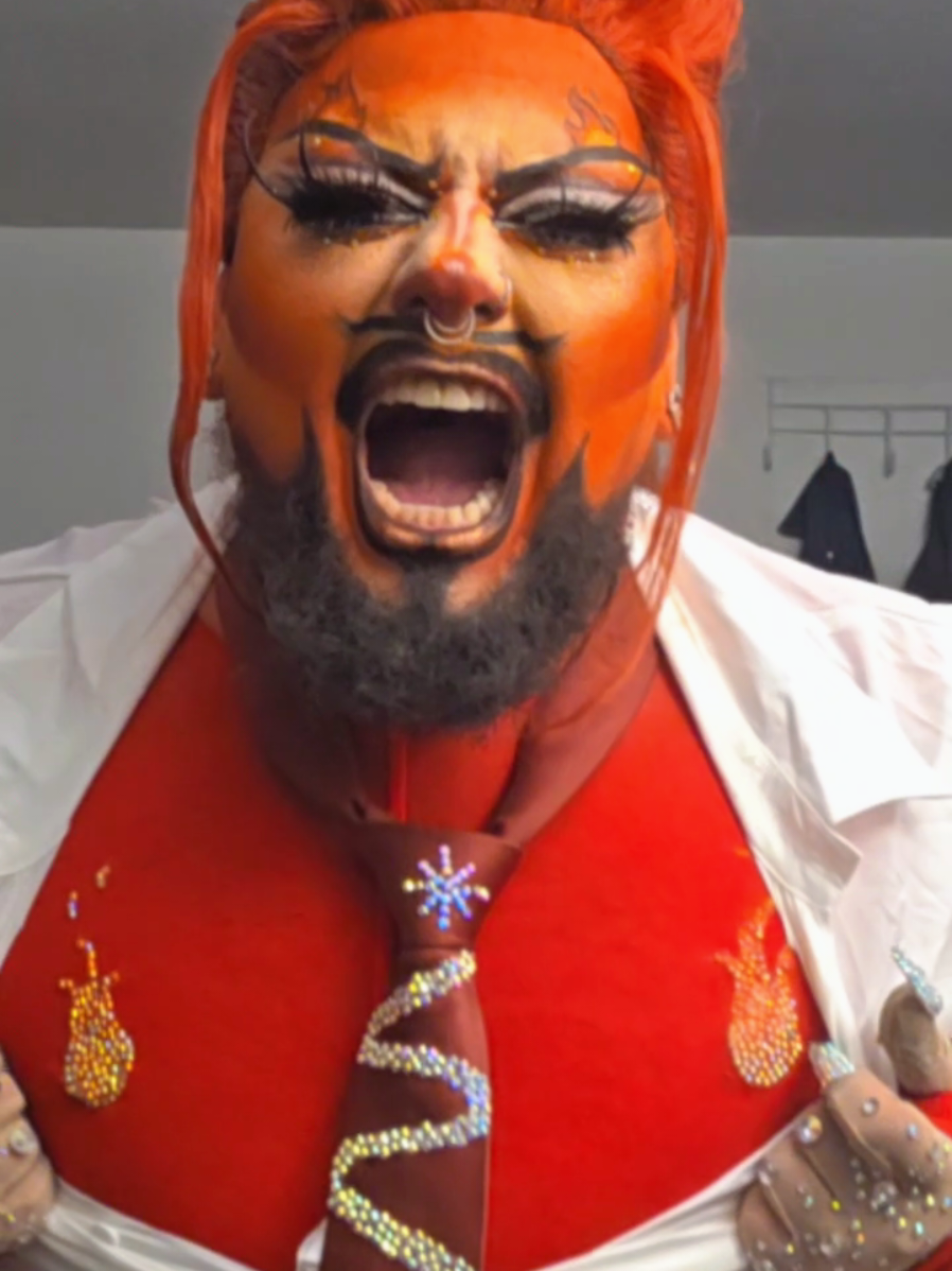 🔥🤬🔥 #halloween #insideout #halloweencostume #dragqueen ##beardedqueen 