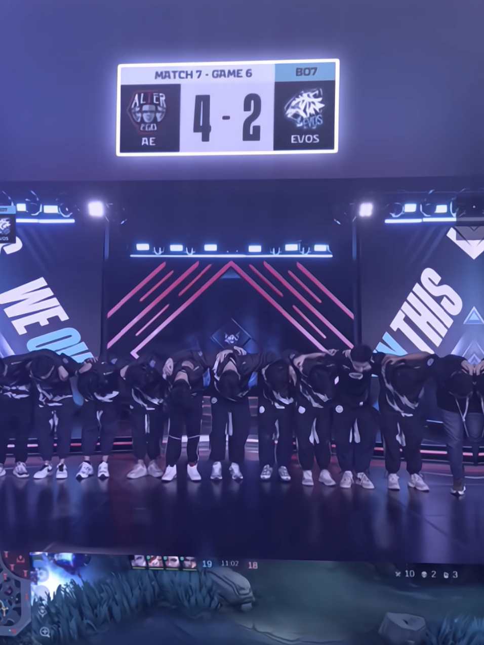 EVOS ESPORT gugur di babak playoffs dan harus puas Finis di posisi ke 3 #MLBB9TH #MLBB #evosesports #evosfams 