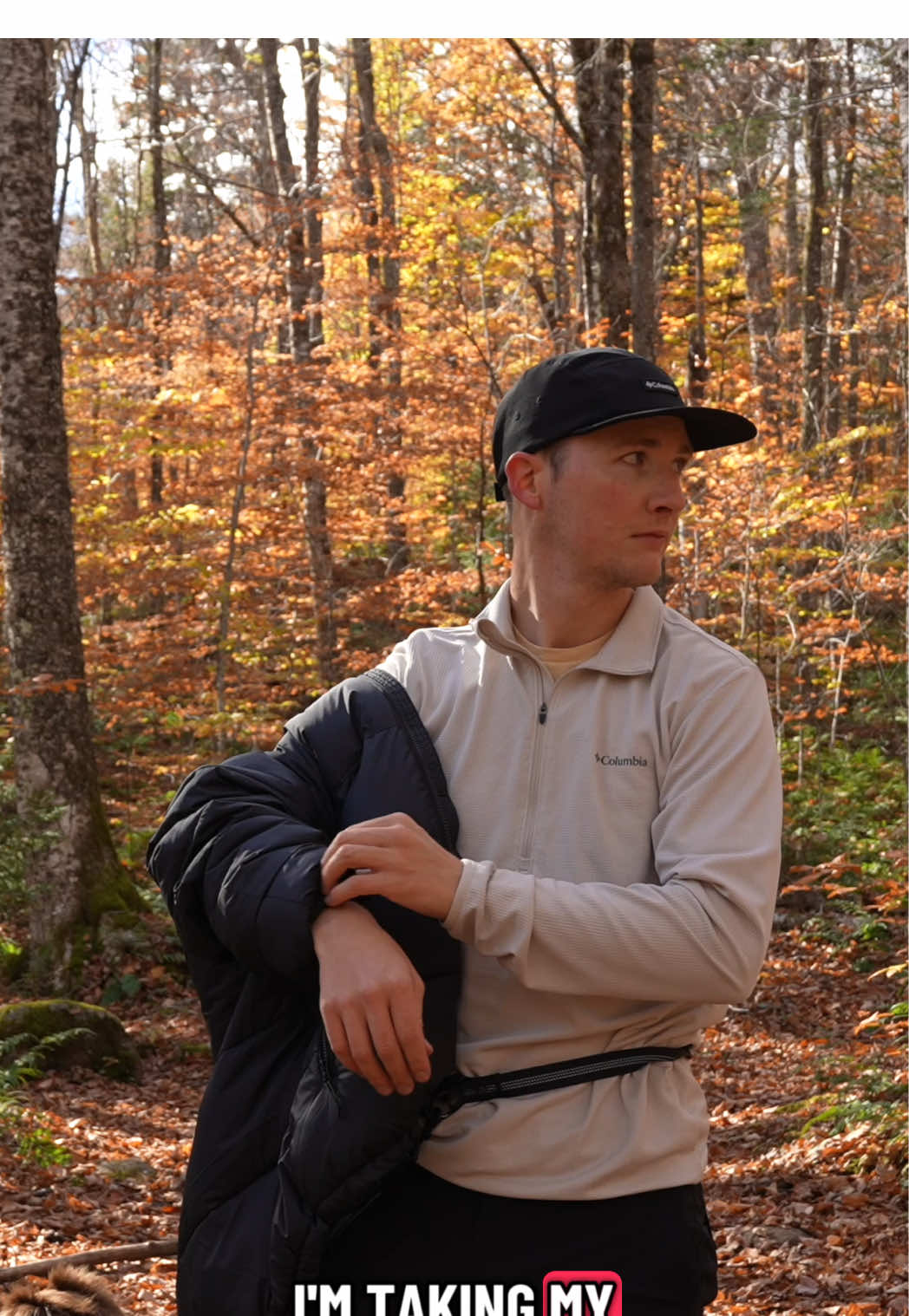 An overnight hike with Sasha in the High Peaks, muddy trails, fall colors, and simple gear that keeps up from @Columbia Sportswear #columbiapartner 