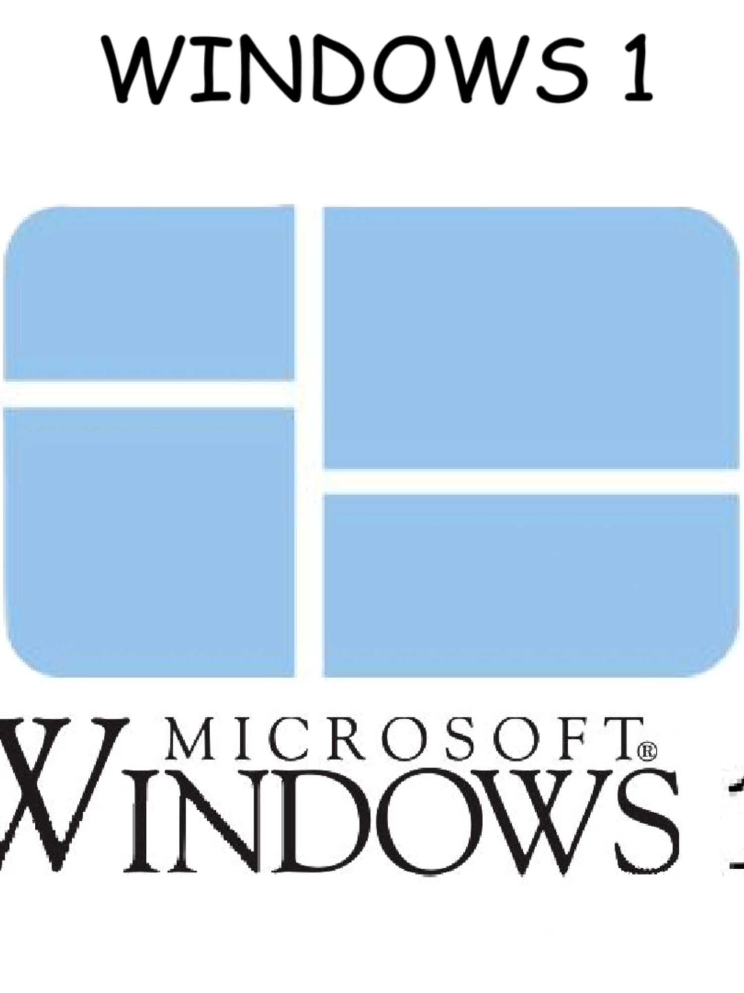 Every Windows Version (Windows 1.0) Youtube: Byte Sized Explainer #windows #microsoft #computer