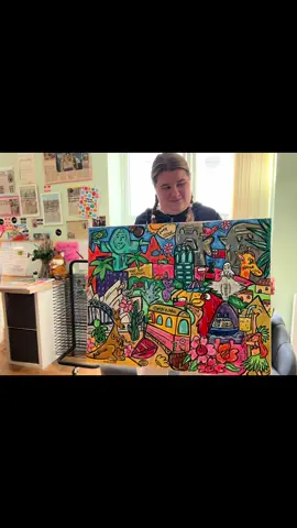 Sooo excited to share this insane piece with you all! Hope this piece gets the love and recognition it deserves 🌟 #autisticartist #worldcruise #draw #custom 